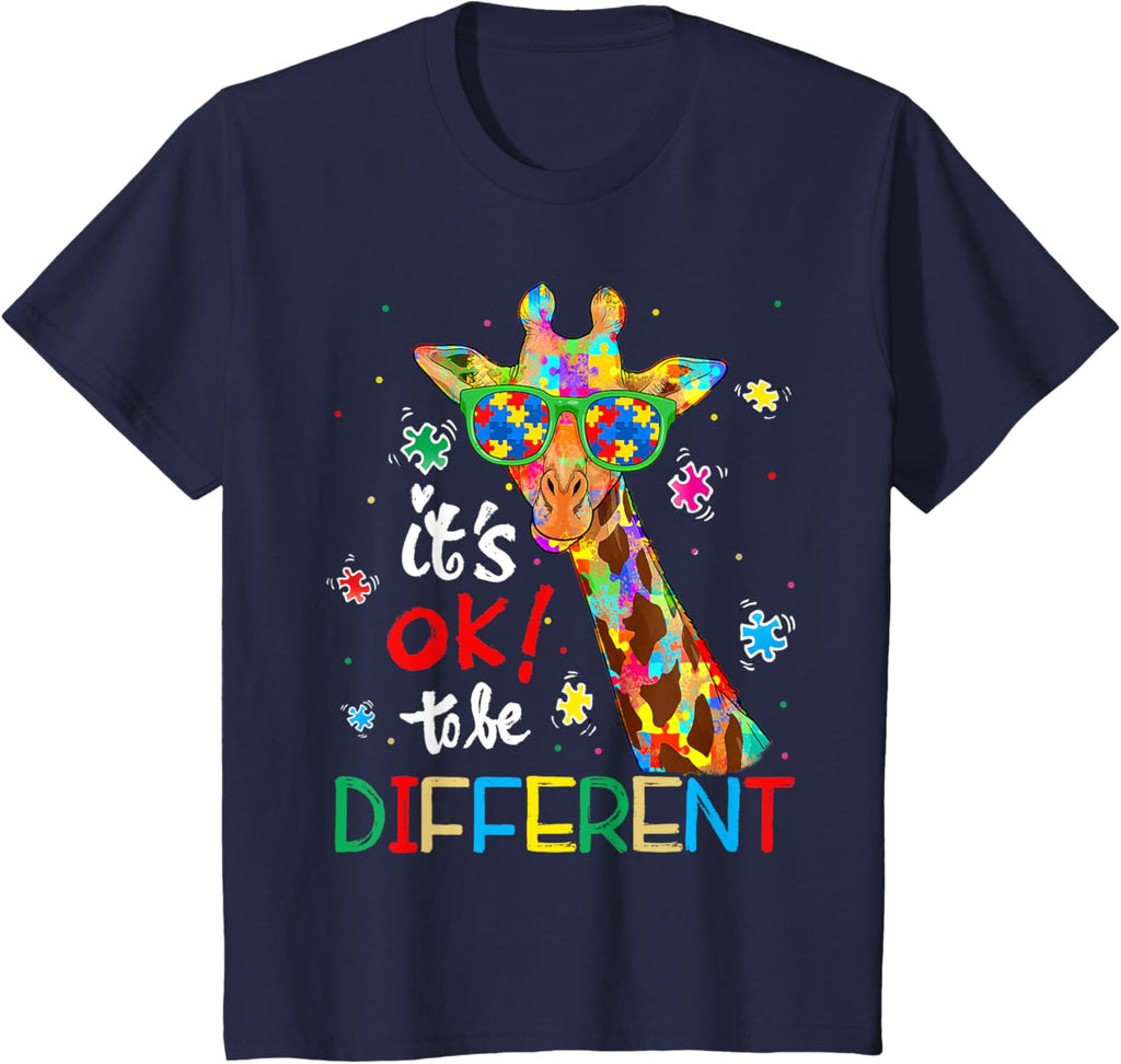 Autism Awareness Acceptance Women Kid Its Ok To Be Different