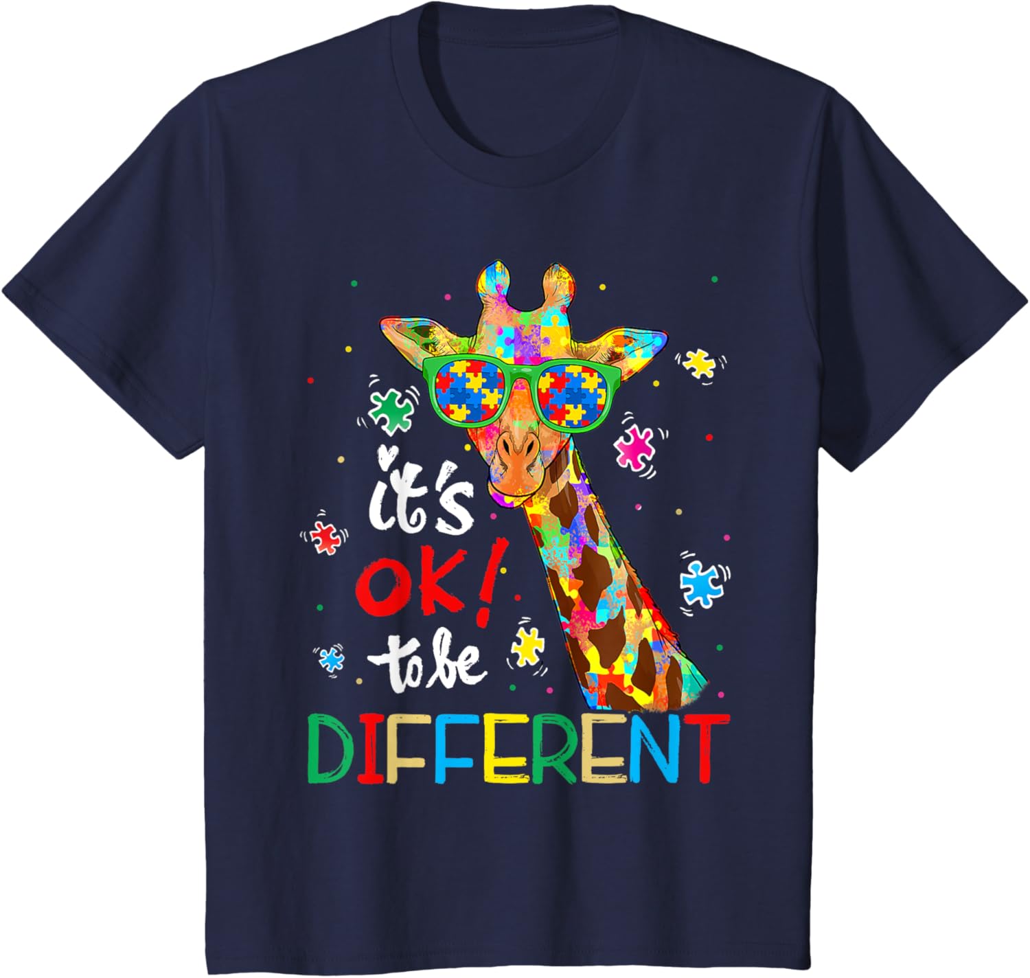 Autism Awareness Acceptance Women Kid Its Ok To Be Different
