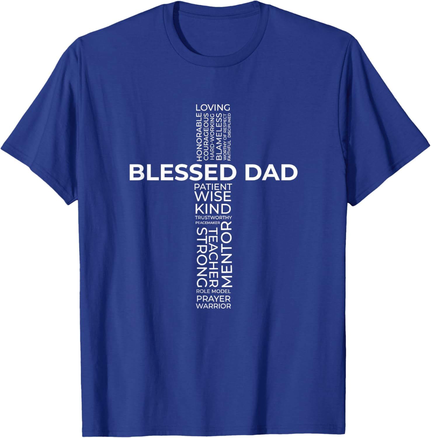 Christian Blessed Dad Cross Father's Day Shirt