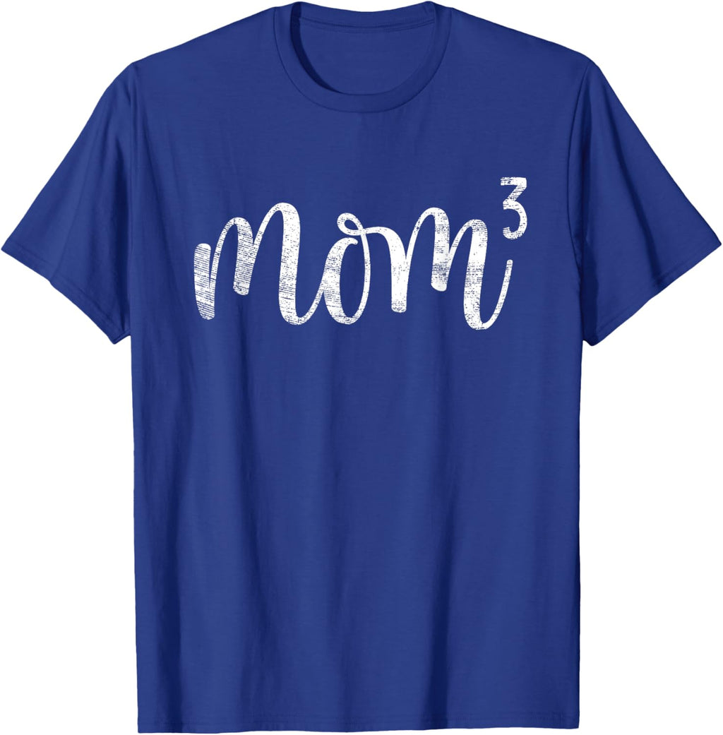 Mom3 Mom Cubed Mother of Three Mama of 3 Gifts Mothers Day