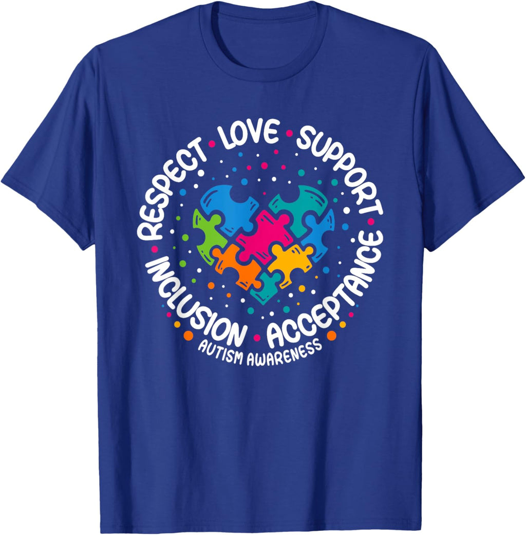 Autism Awareness Respect Love Support Blue Autism