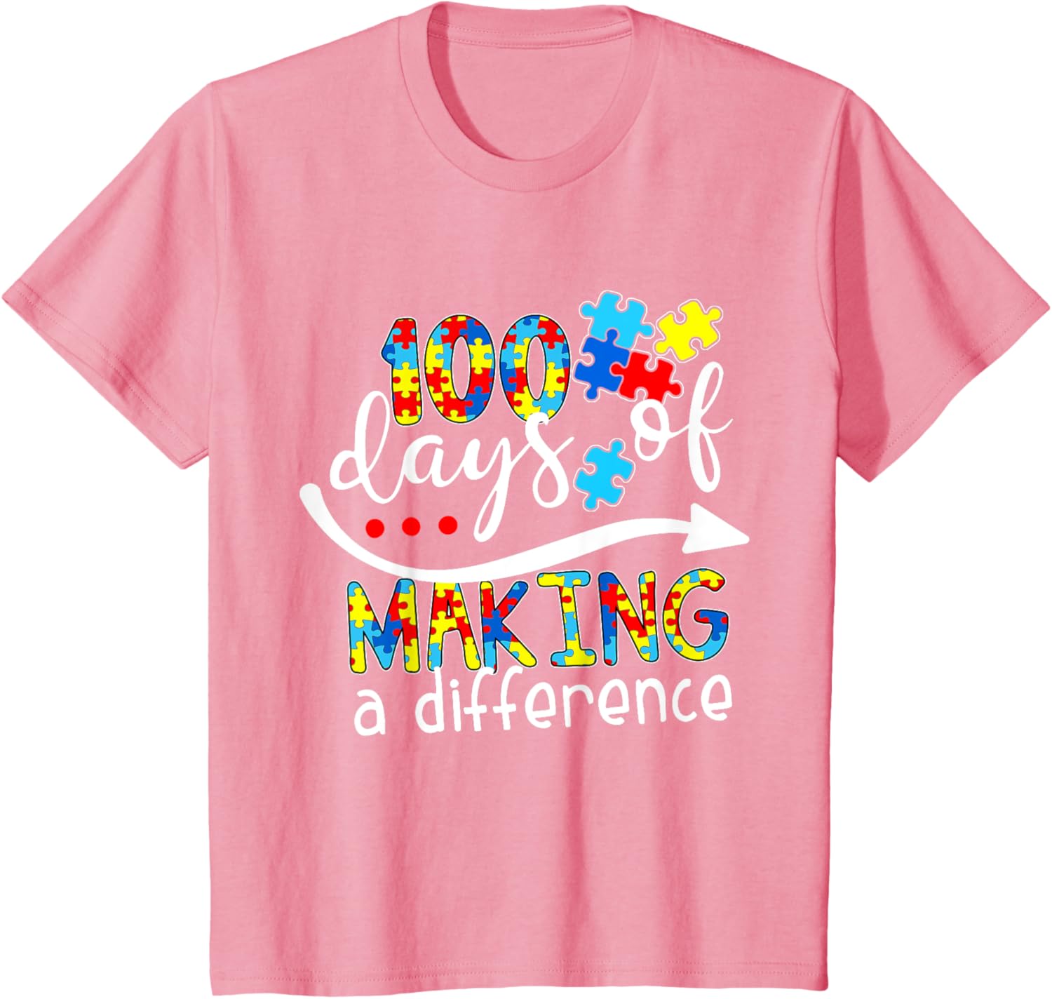 Autism 100 Days 100th day of school teacher autism awareness