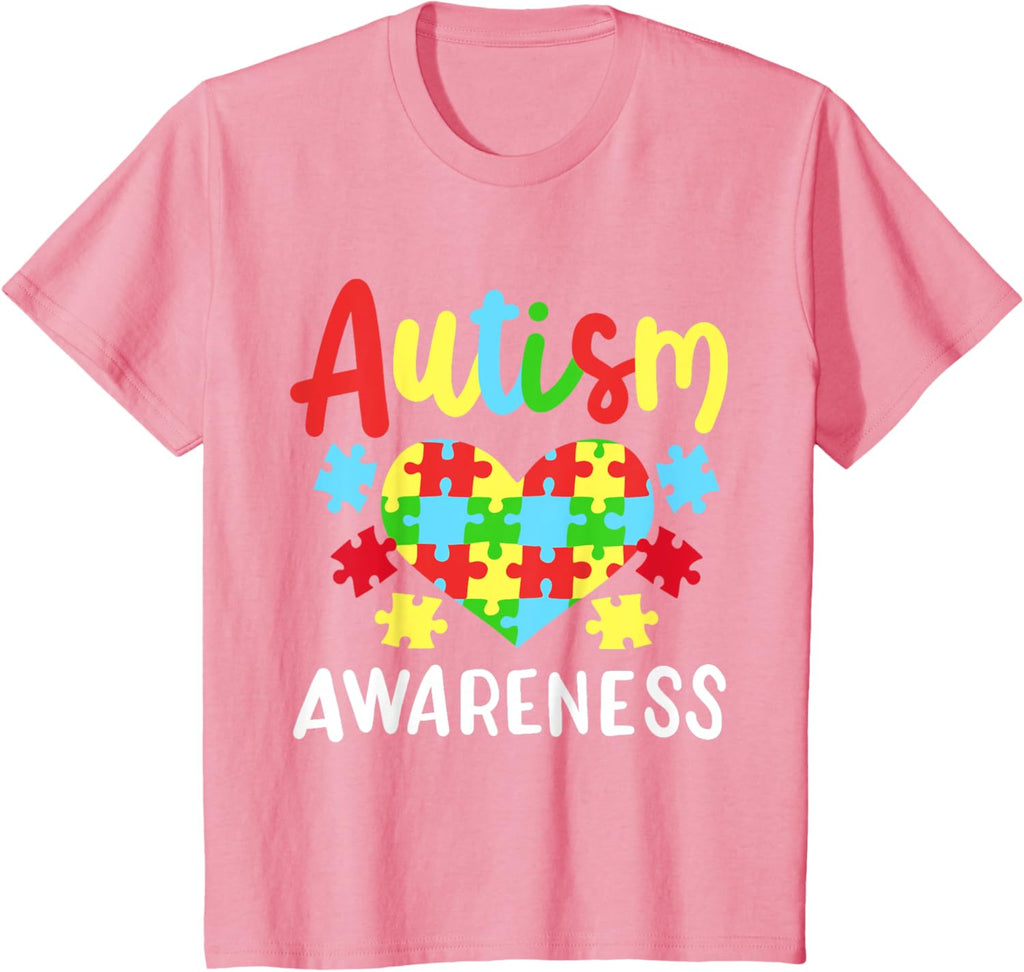 Autism Awareness T-Shirt, Small, Black