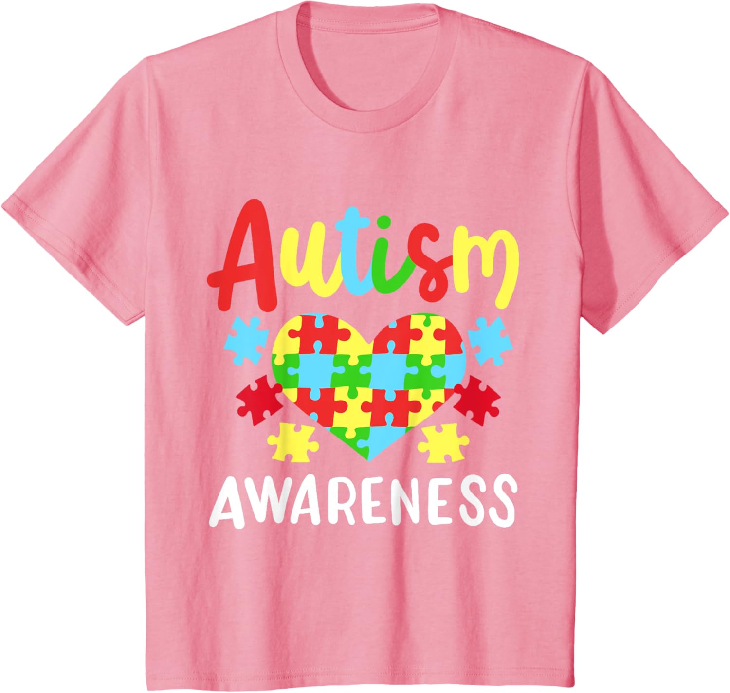 Autism Awareness T-Shirt, Small, Black