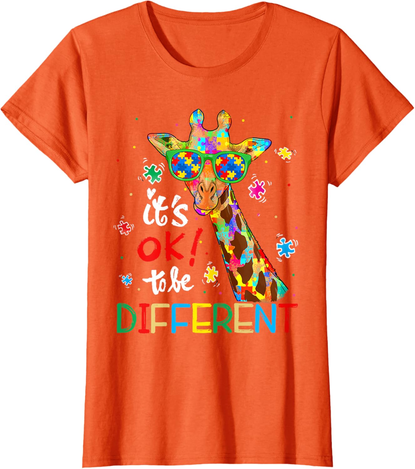 Autism Awareness Acceptance Women Kid Its Ok To Be Different