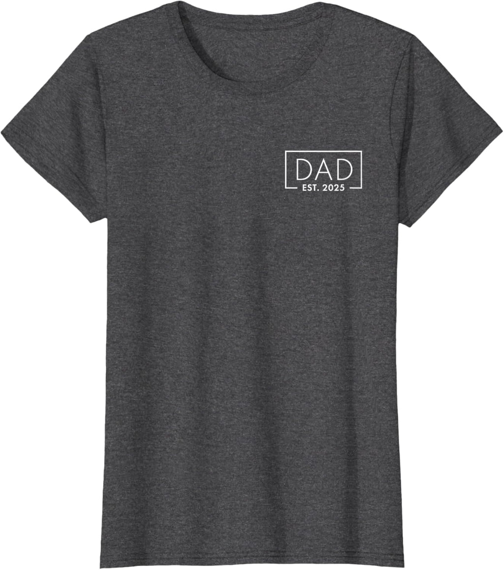 Birth Gift Co. Funny 1st Time Dad EST 2025 New Dad New First Fathers Day