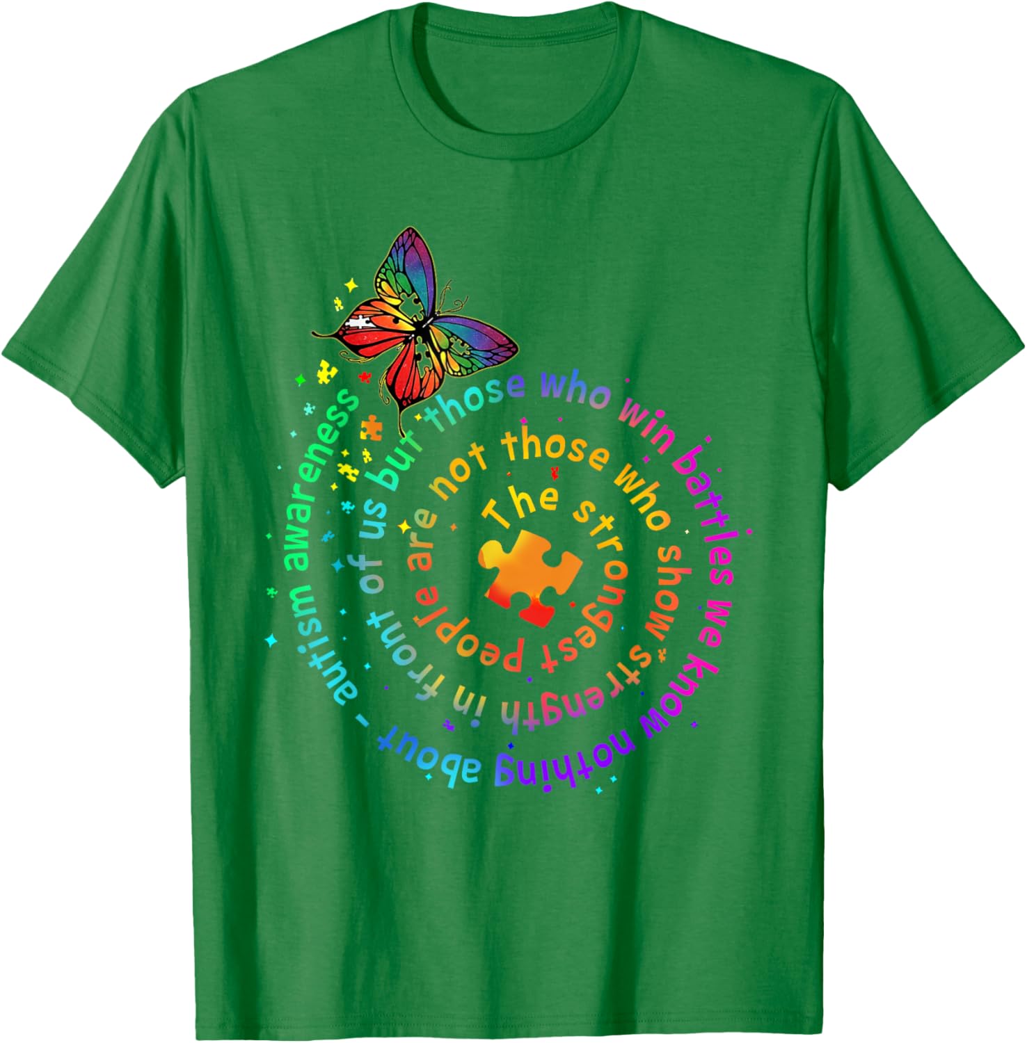 The Strongest People Butterfly Autism Awareness