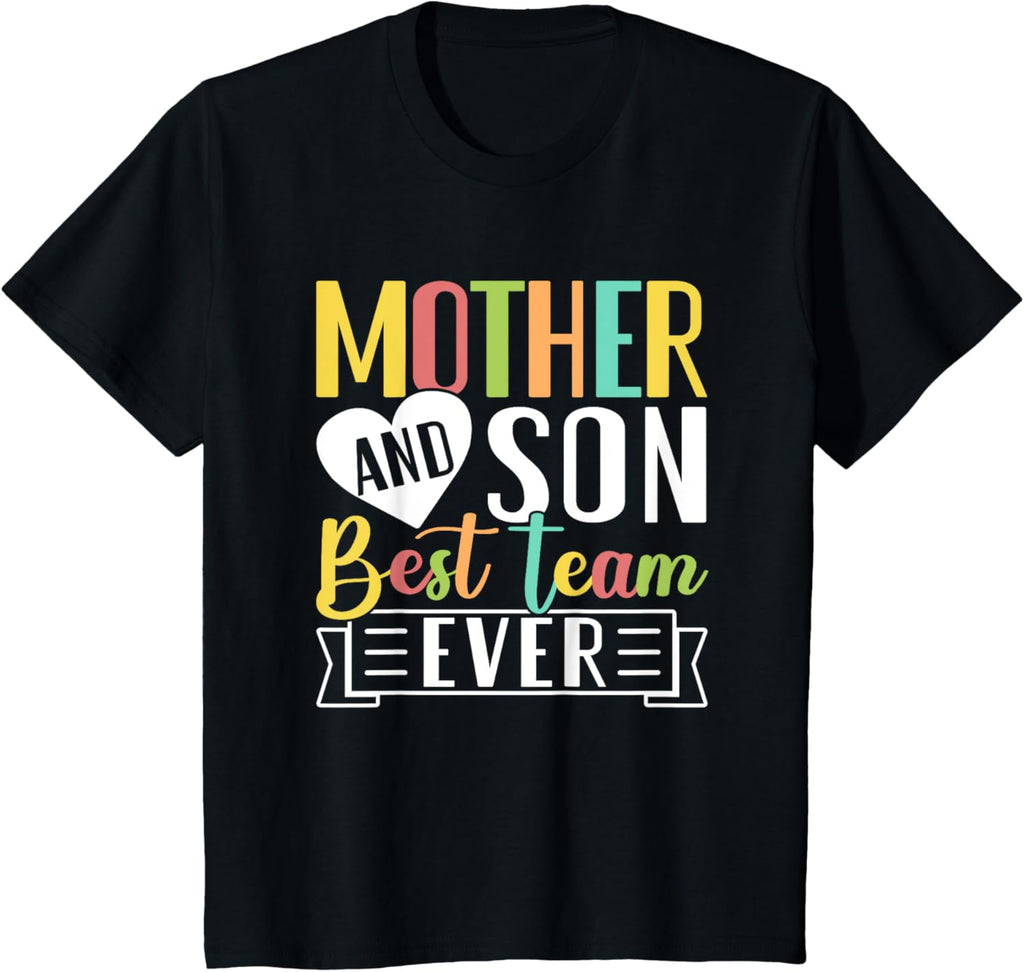 Mothers Day Mama Mom Son Love Mommy Mama Mother's Black Unisex Classic Fit Crew Neck Short Sleeve Mother Shirt