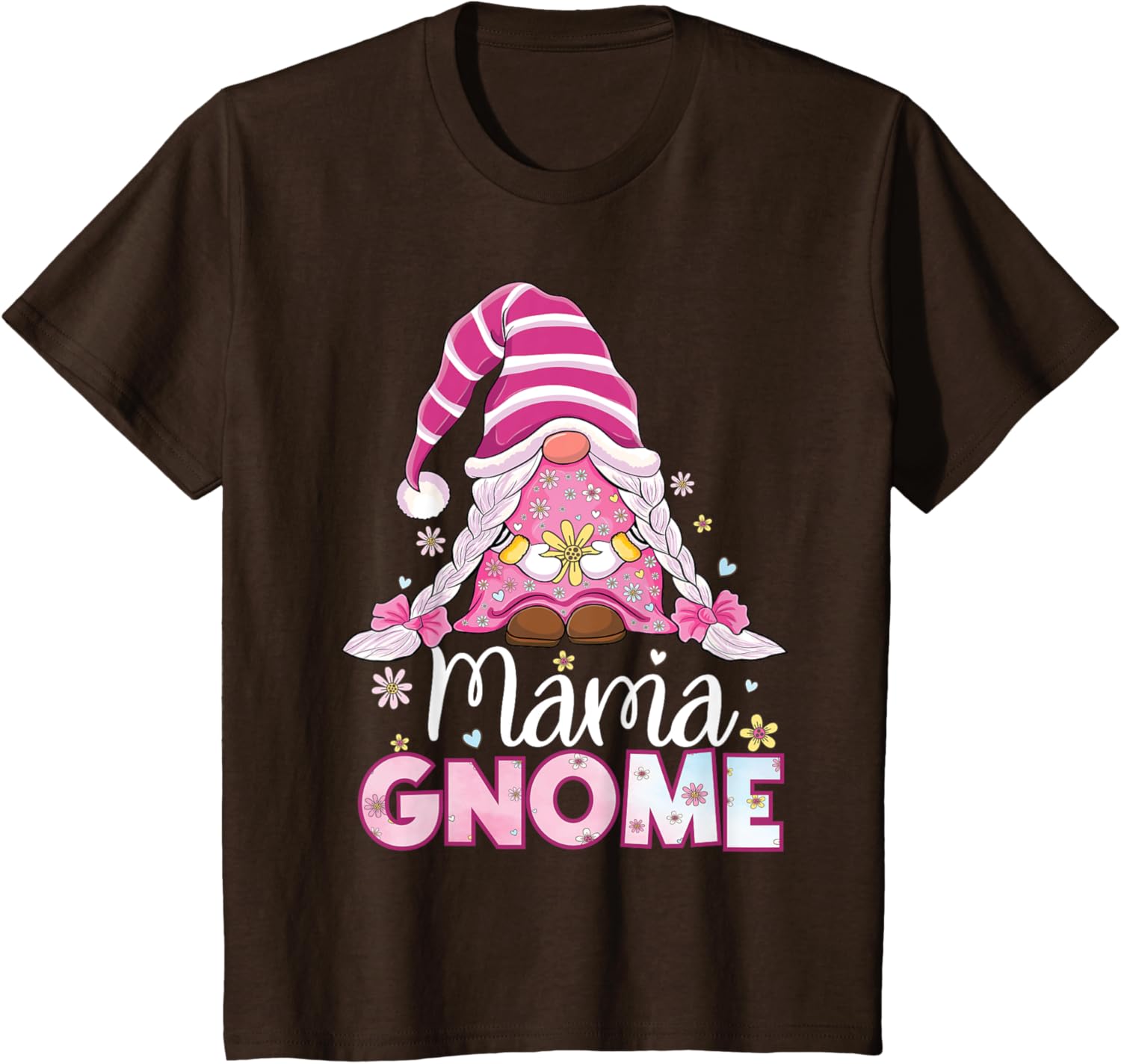 Flower For Mom Gnomies Cute Gnome Mom Happy Mother's Day