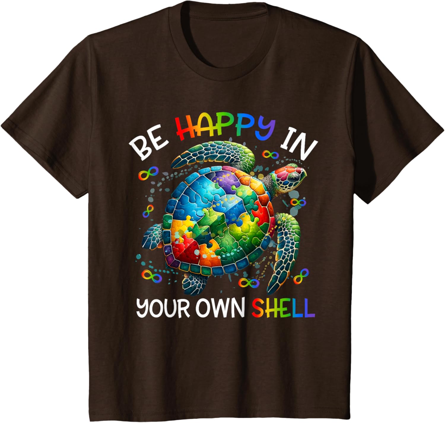 Puzzle Turtle Be Happy In Your Own Shell Autism Awareness