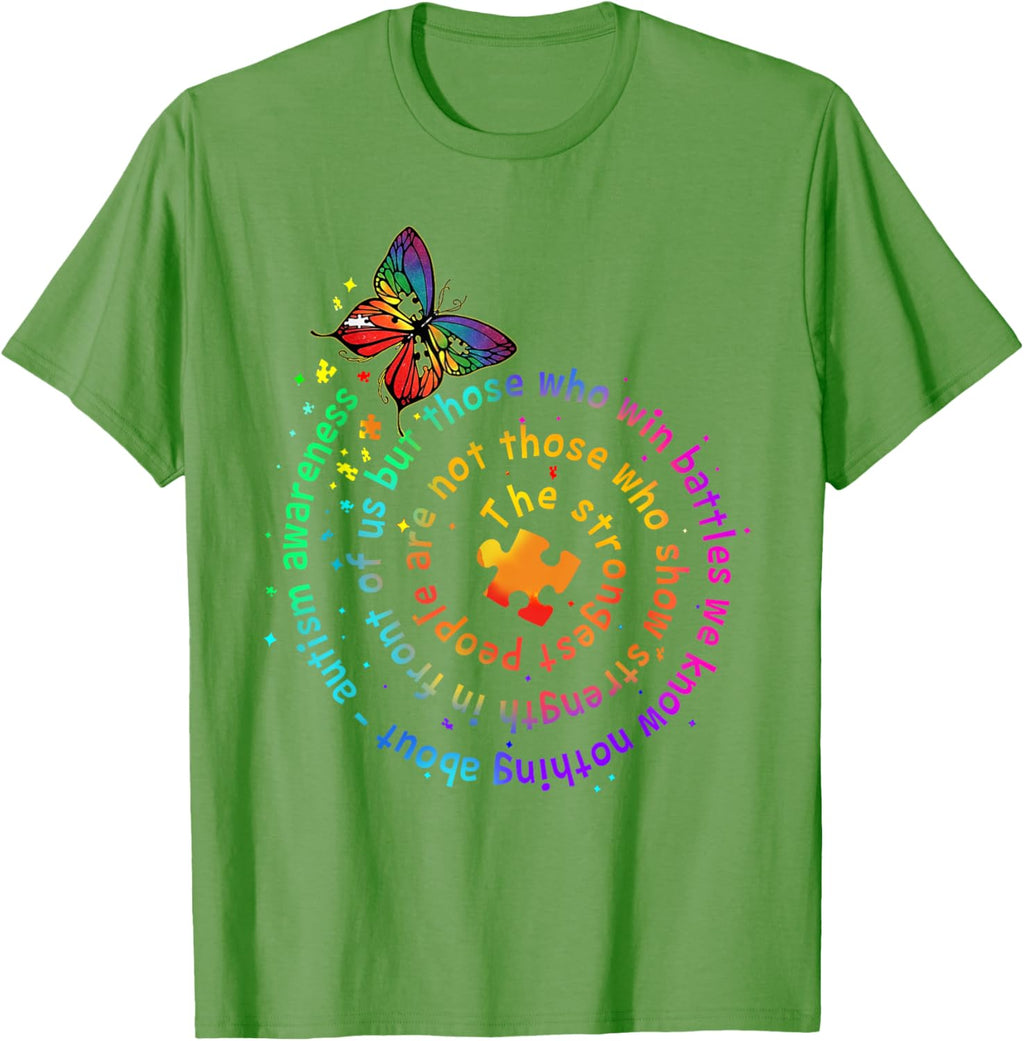 The Strongest People Butterfly Autism Awareness