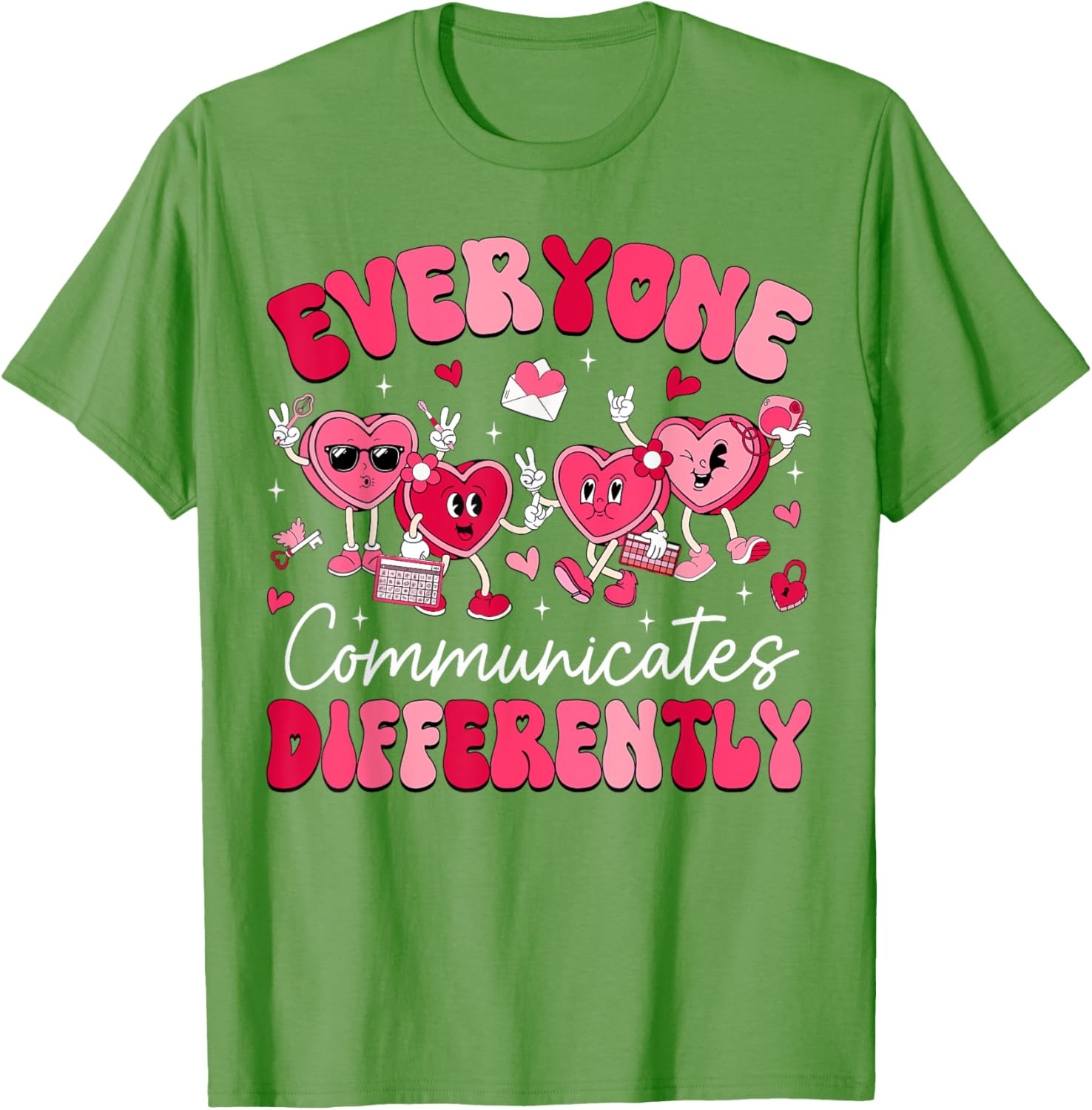 Everyone Communicates Differently Autism Valentines Day