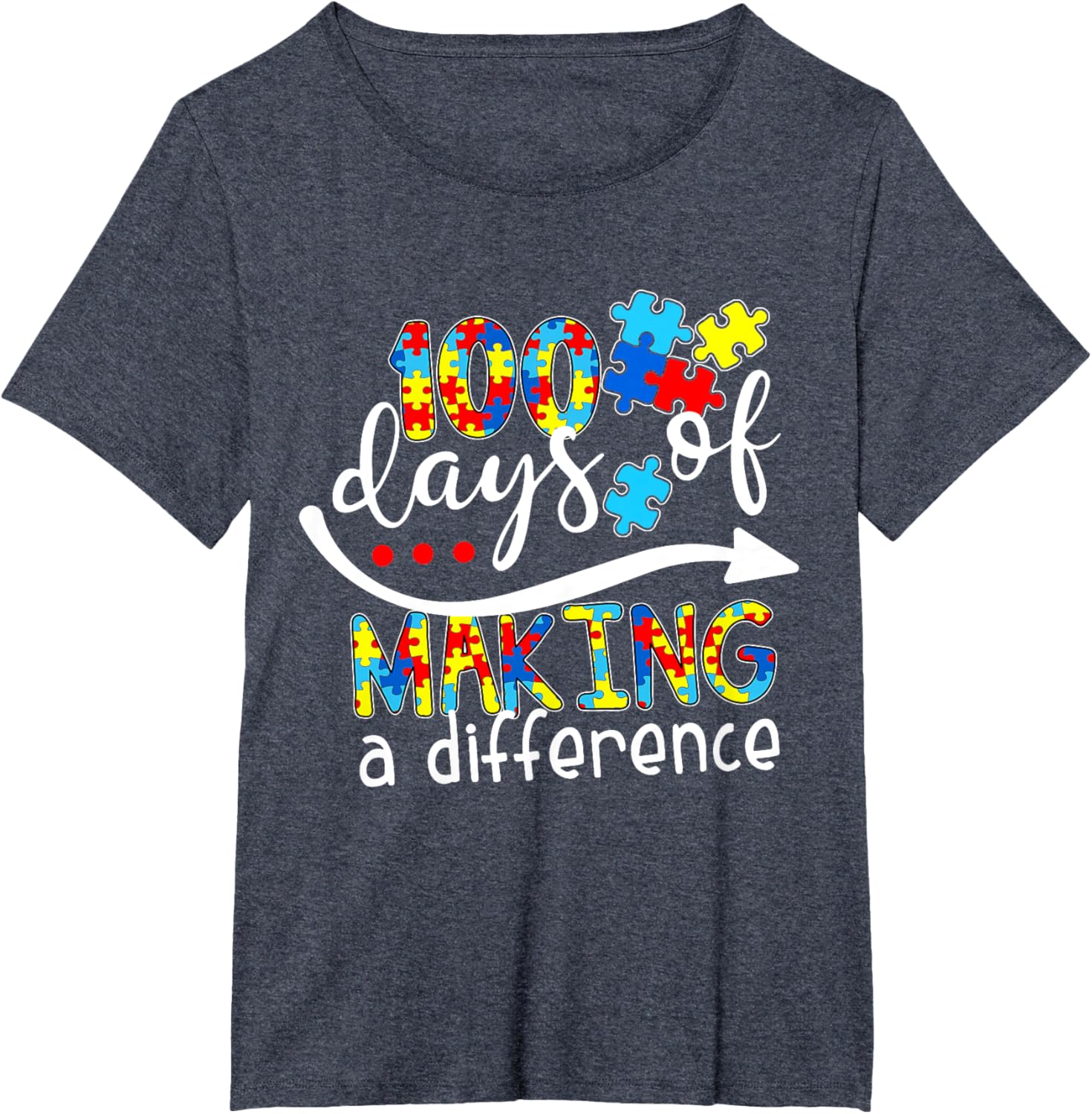 Autism 100 Days 100th day of school teacher autism awareness