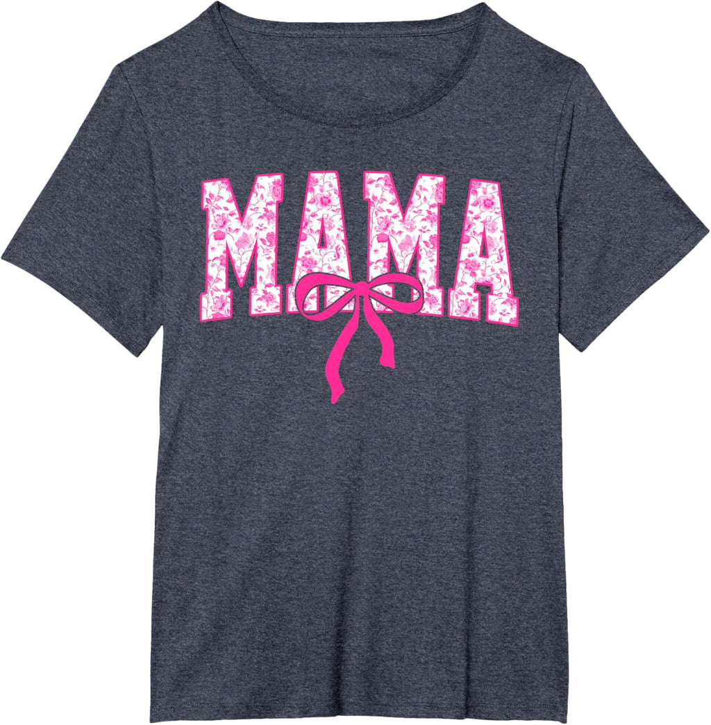 Coquette Pink Chinoiserie Mama Floral Bow Mom Mothers Day