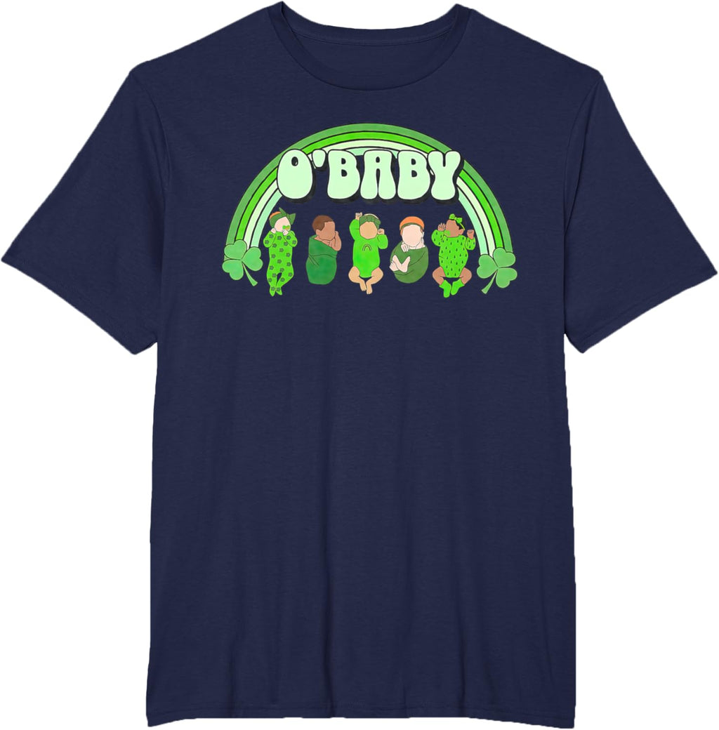 Rainbow Labor And Delivery Nurse Saint Patrick's Day NICU