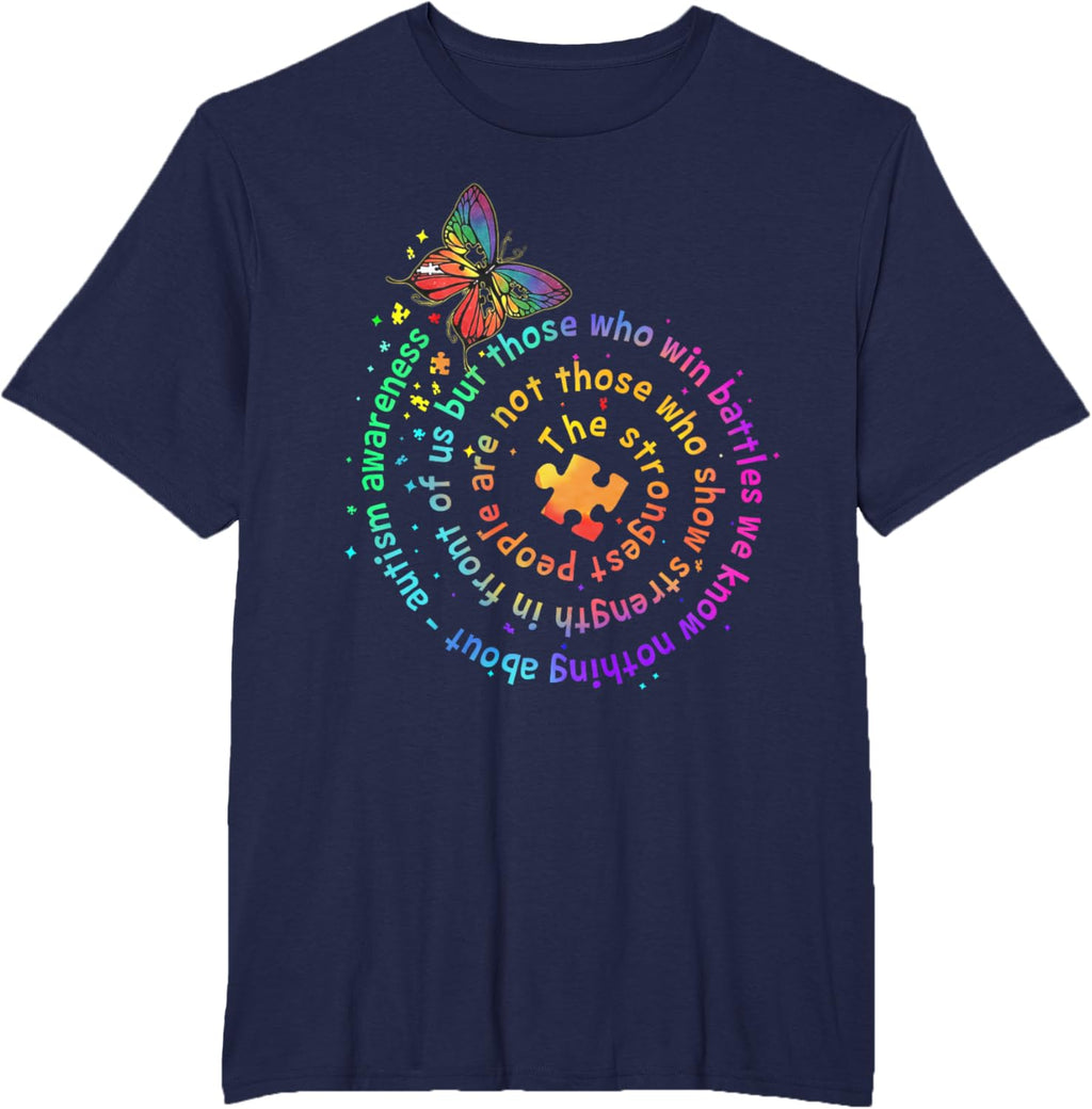 The Strongest People Butterfly Autism Awareness