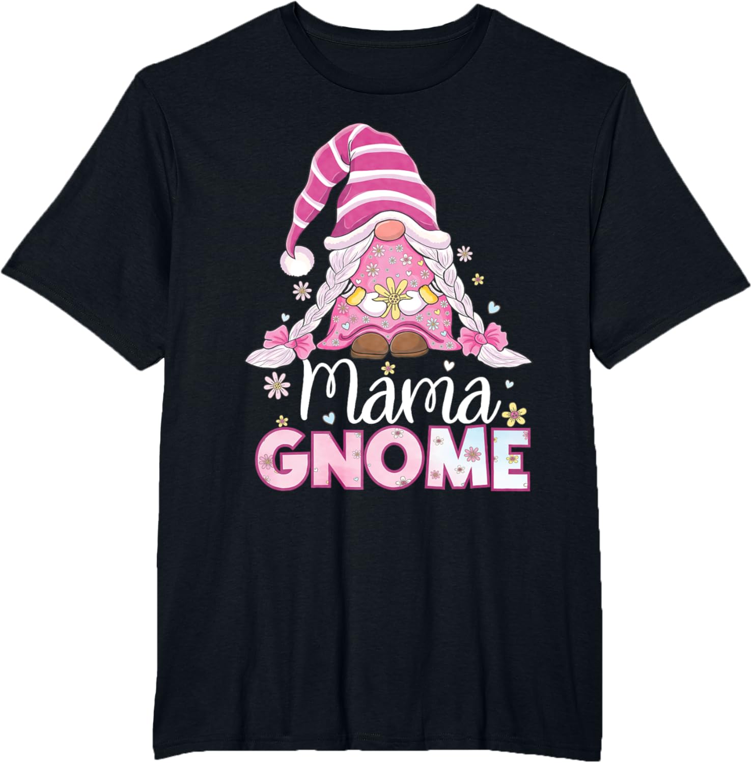 Flower For Mom Gnomies Cute Gnome Mom Happy Mother's Day