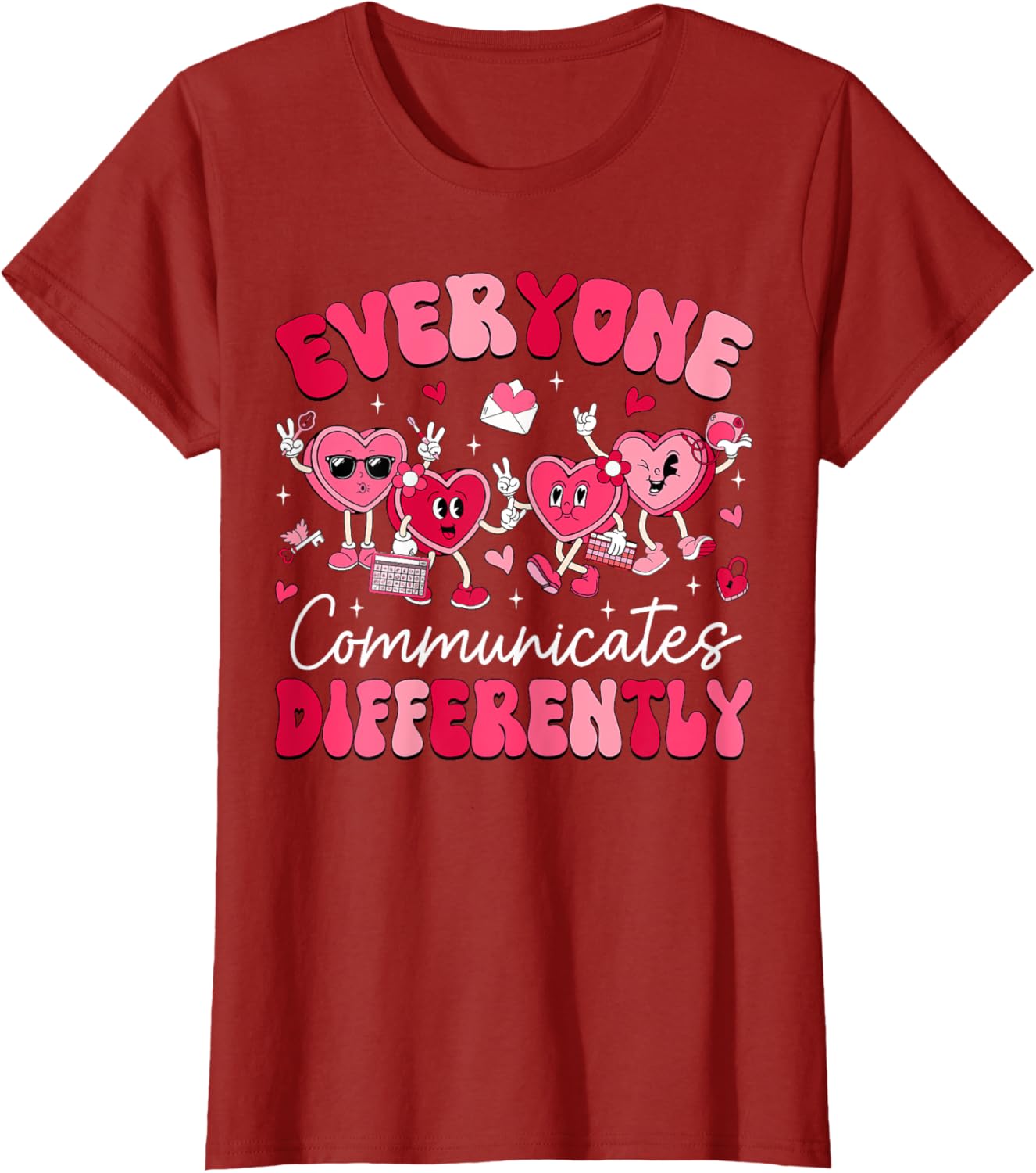 Everyone Communicates Differently Autism Valentines Day