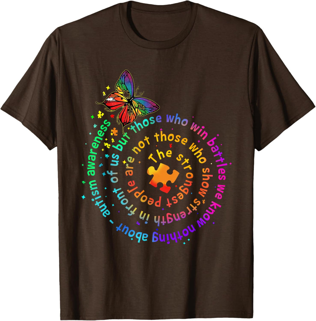 The Strongest People Butterfly Autism Awareness