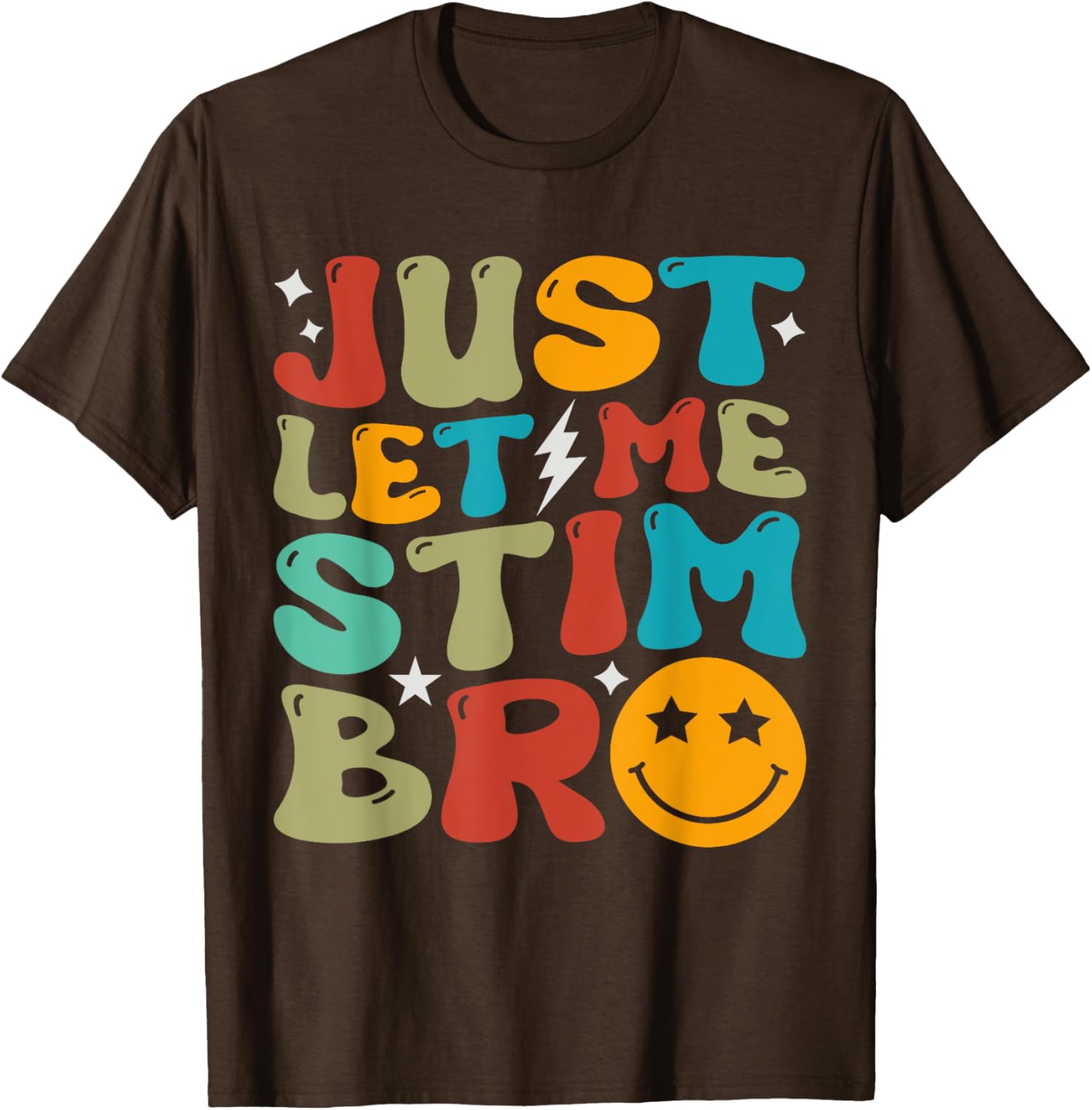 Groovy Just Let Me Stim Bro Kids Boys Funny Autism Awareness