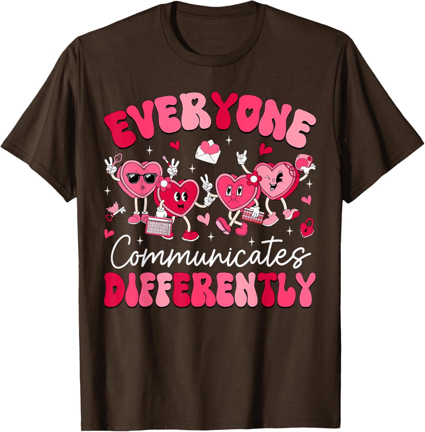 Everyone Communicates Differently Autism Valentines Day