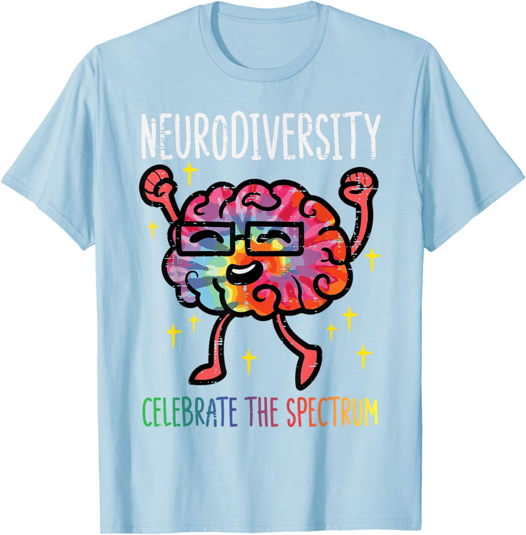 Neurodiversity Brain Autism Awareness ASD ADHD Men Women Kid