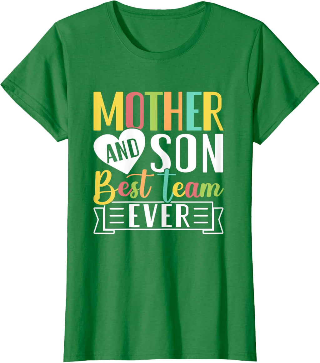 Mothers Day Mama Mom Son Love Mommy Mama Mother's Black Unisex Classic Fit Crew Neck Short Sleeve Mother Shirt