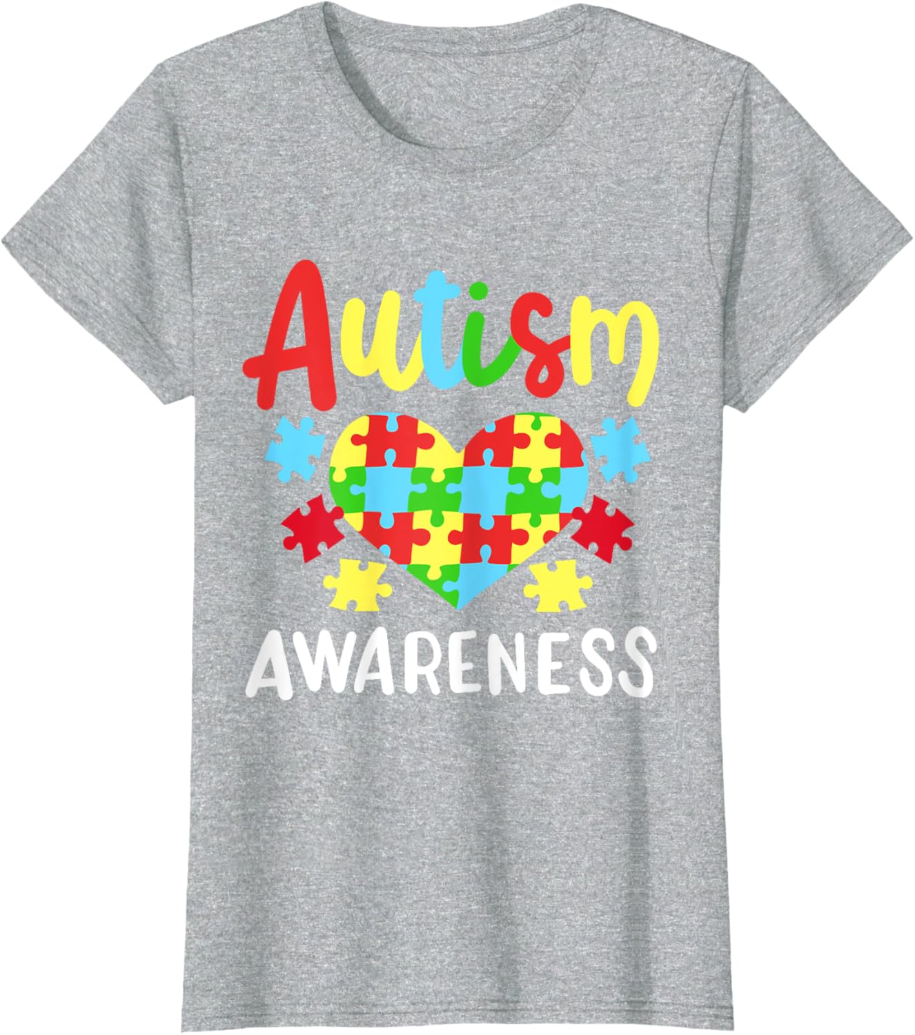 Autism Awareness T-Shirt, Small, Black