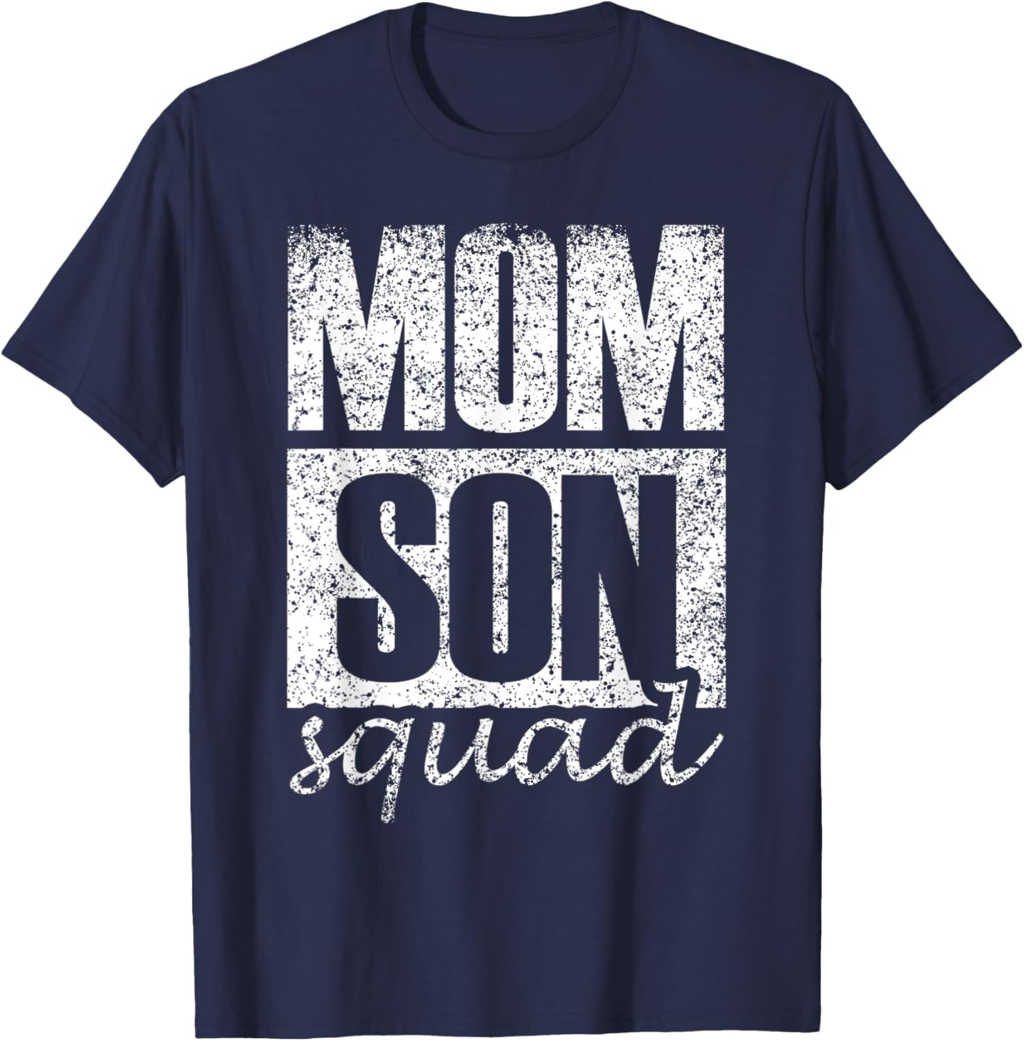 Mama Mom Son Mothers Day Love Mama Mommy Son Squad Mother's Day Matching Mom Sons Mother Son T-Shirt, Small, Black