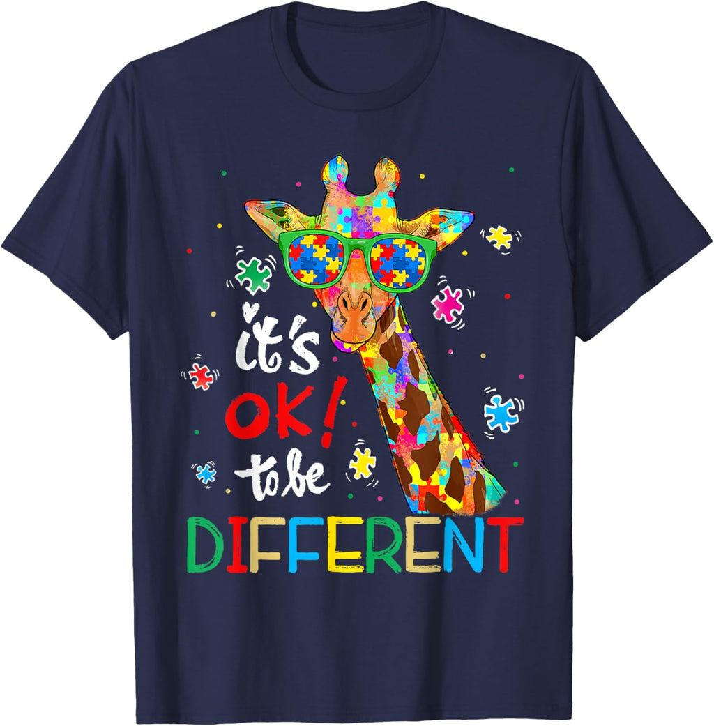 Autism Awareness Acceptance Women Kid Its Ok To Be Different