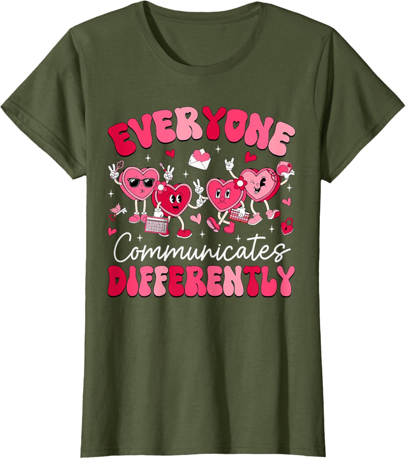 Everyone Communicates Differently Autism Valentines Day