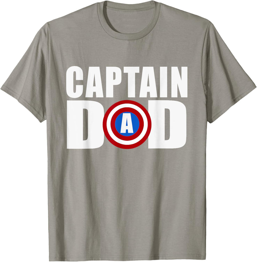 Funny Super Captain Dad Superhero Fathers Day