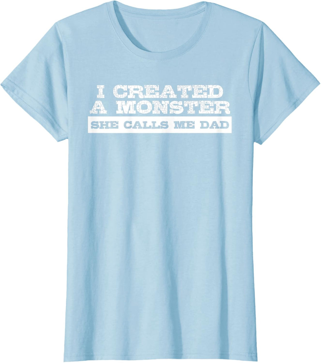 Funny Tshirt Gift for Dad from Daughter First Father's Day