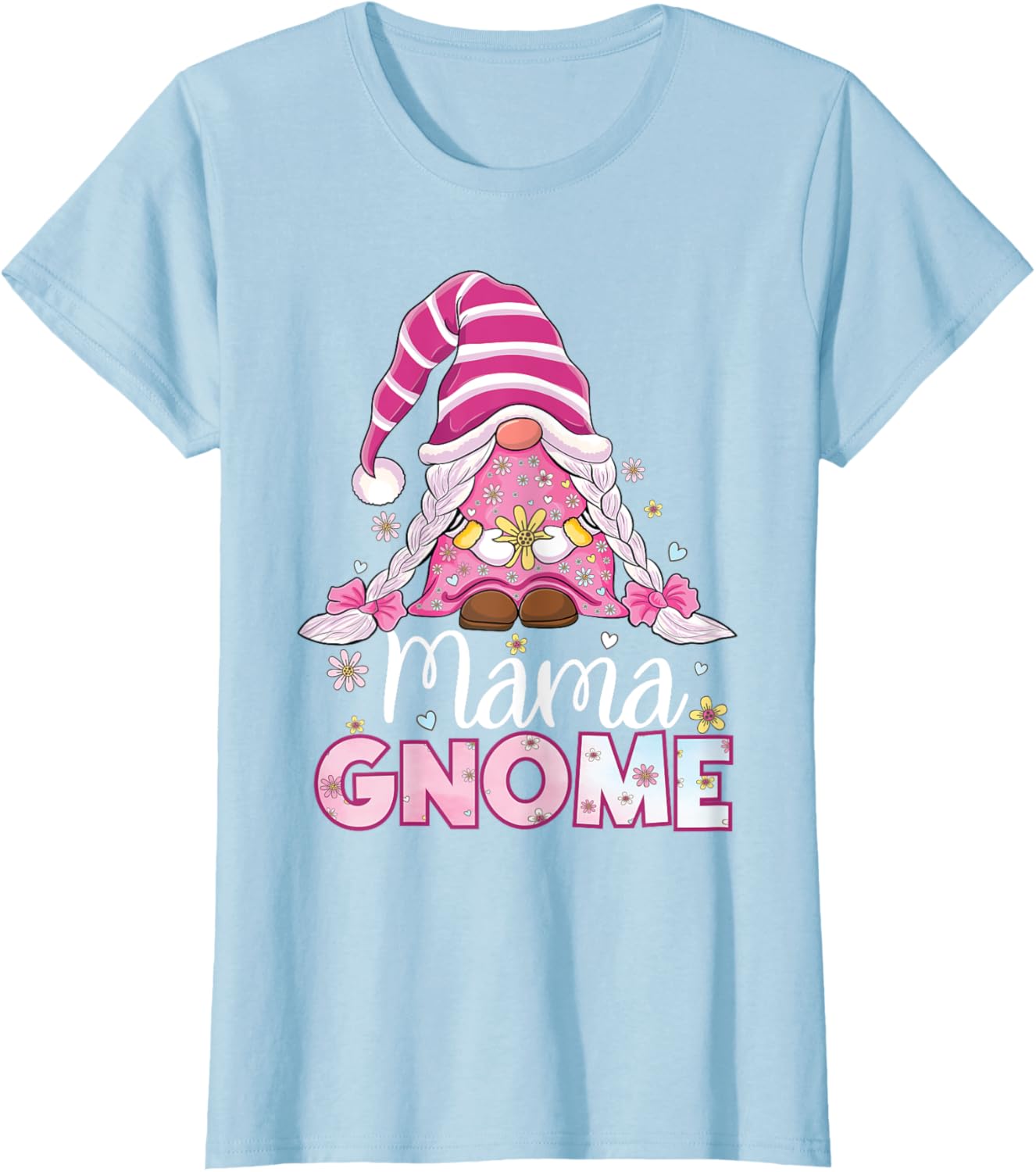 Flower For Mom Gnomies Cute Gnome Mom Happy Mother's Day