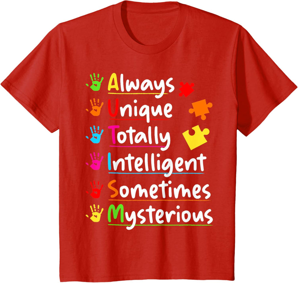 Always Unique Autism Awareness Totally Intelligent Kids