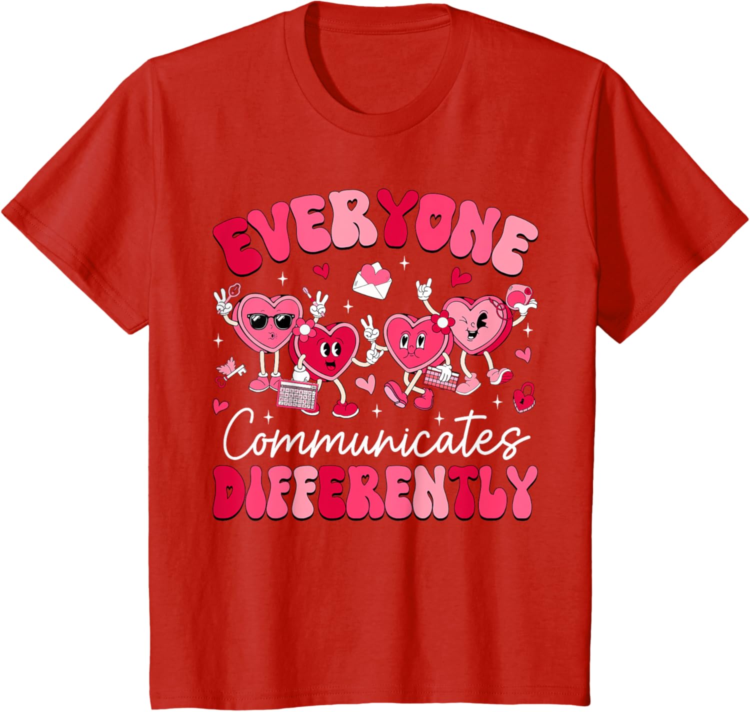 Everyone Communicates Differently Autism Valentines Day