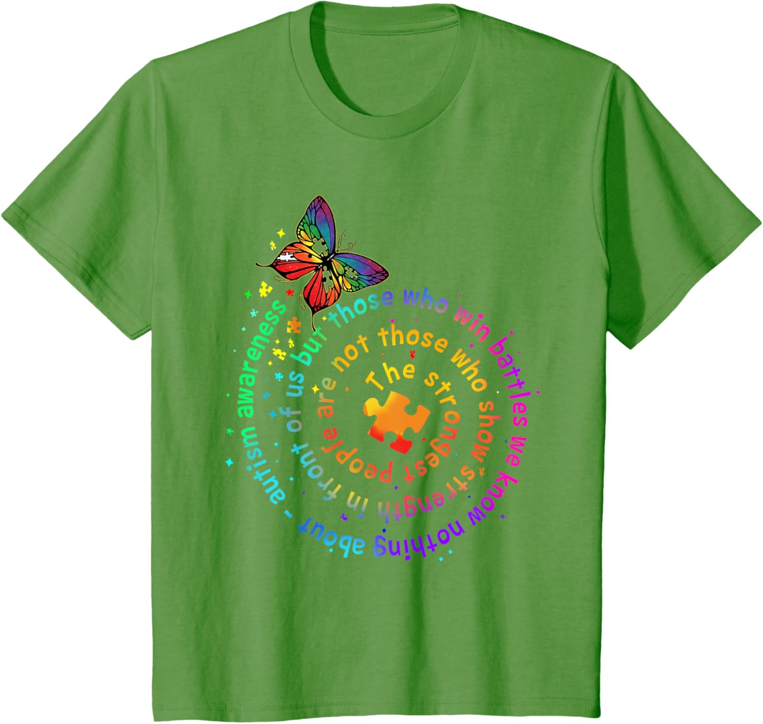 The Strongest People Butterfly Autism Awareness