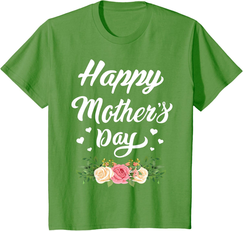 Happy Mother's Day 2024 Tshirt for Women Mom Grandma Mother Shirt