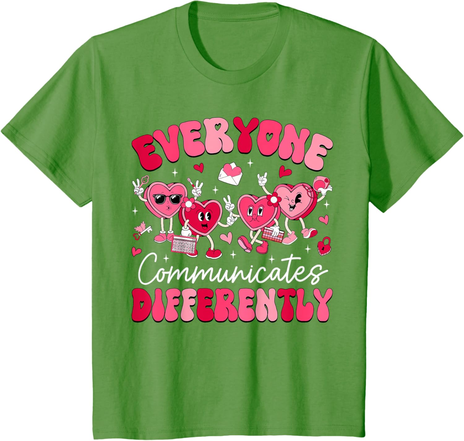 Everyone Communicates Differently Autism Valentines Day