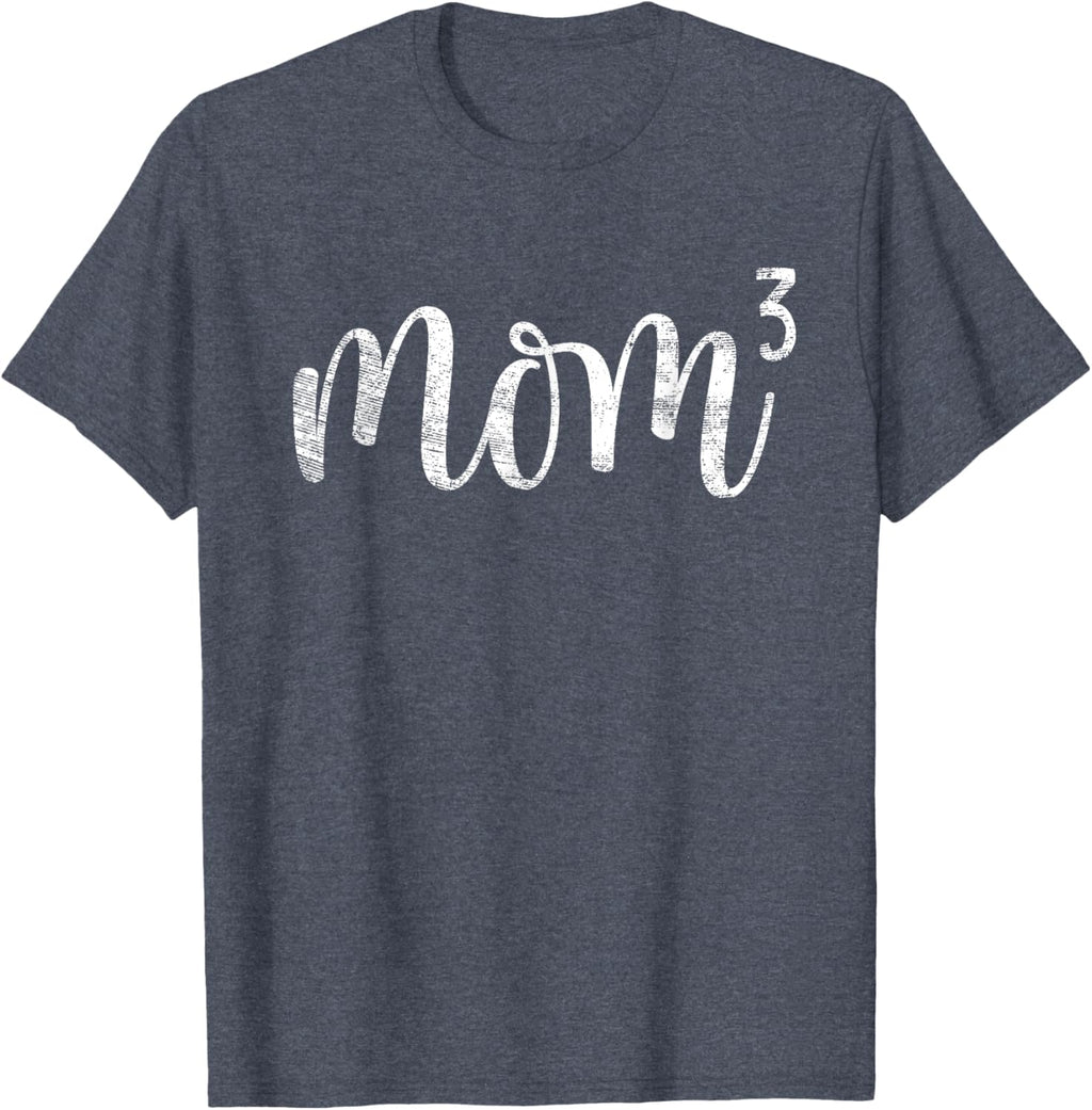 Mom3 Mom Cubed Mother of Three Mama of 3 Gifts Mothers Day