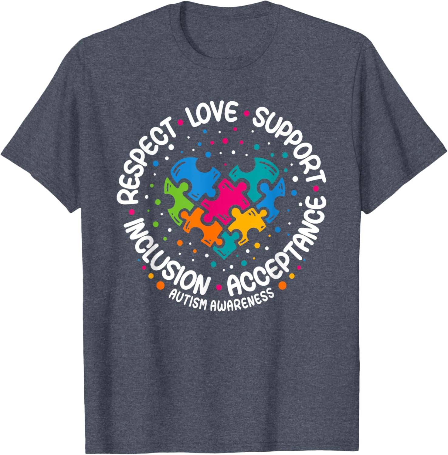Autism Awareness Respect Love Support Blue Autism