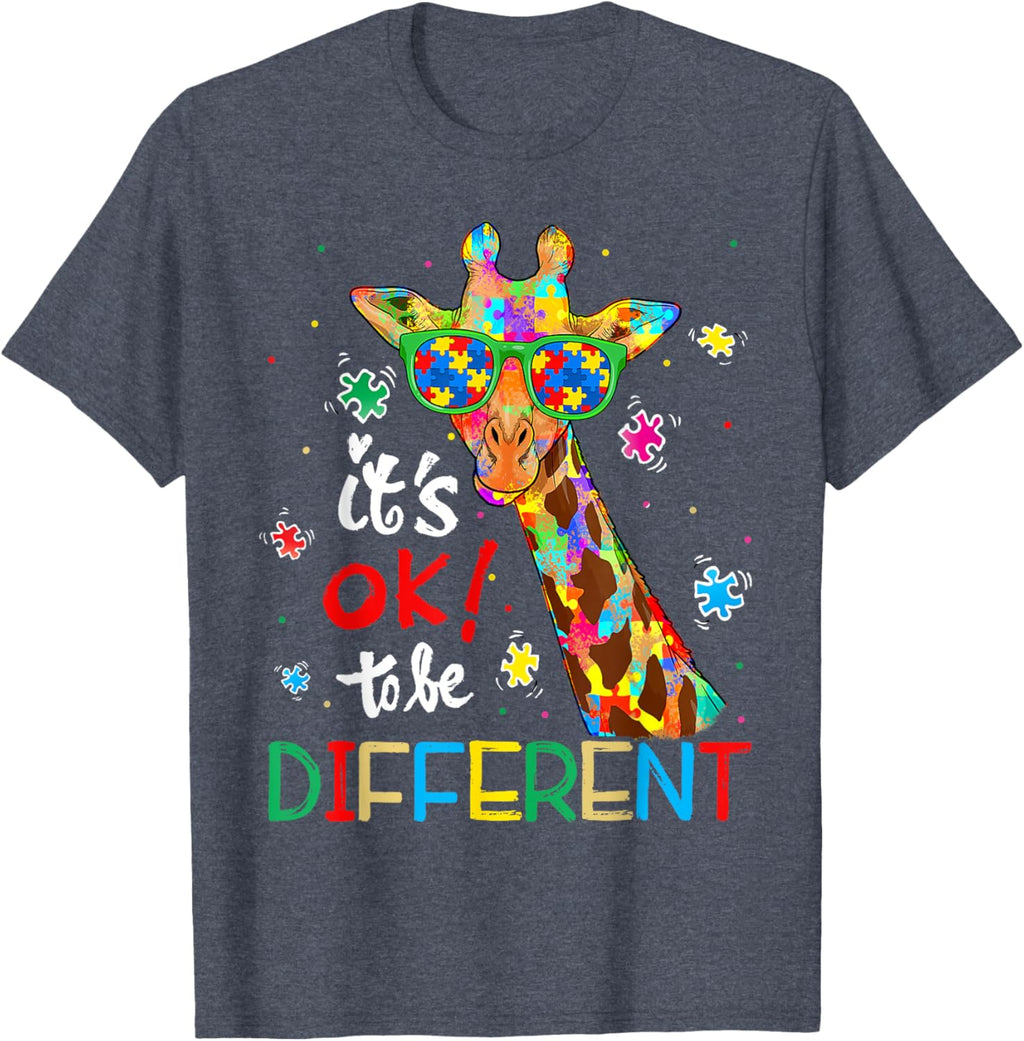 Autism Awareness Acceptance Women Kid Its Ok To Be Different
