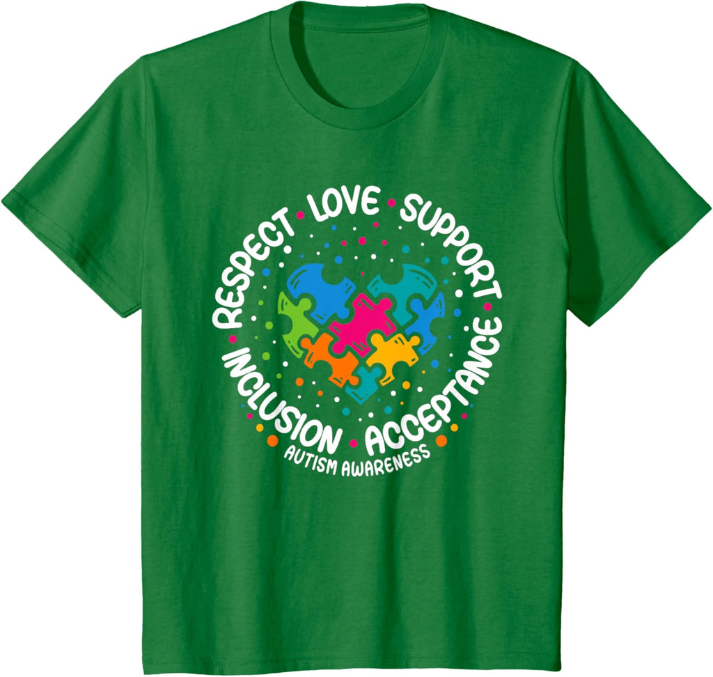 Autism Awareness Respect Love Support Blue Autism