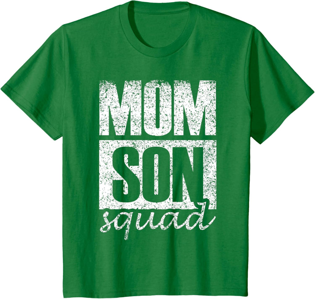 Mama Mom Son Mothers Day Love Mama Mommy Son Squad Mother's Day Matching Mom Sons Mother Son T-Shirt, Small, Black