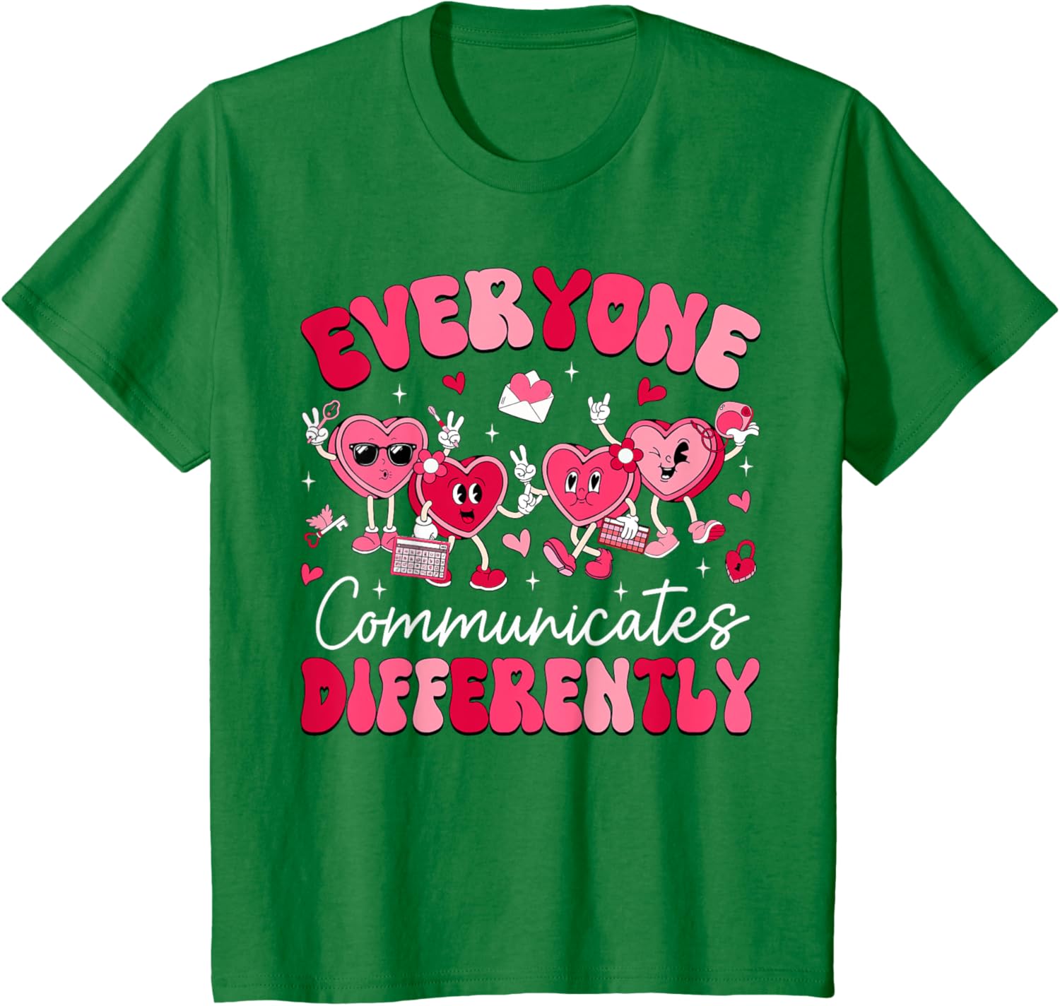 Everyone Communicates Differently Autism Valentines Day