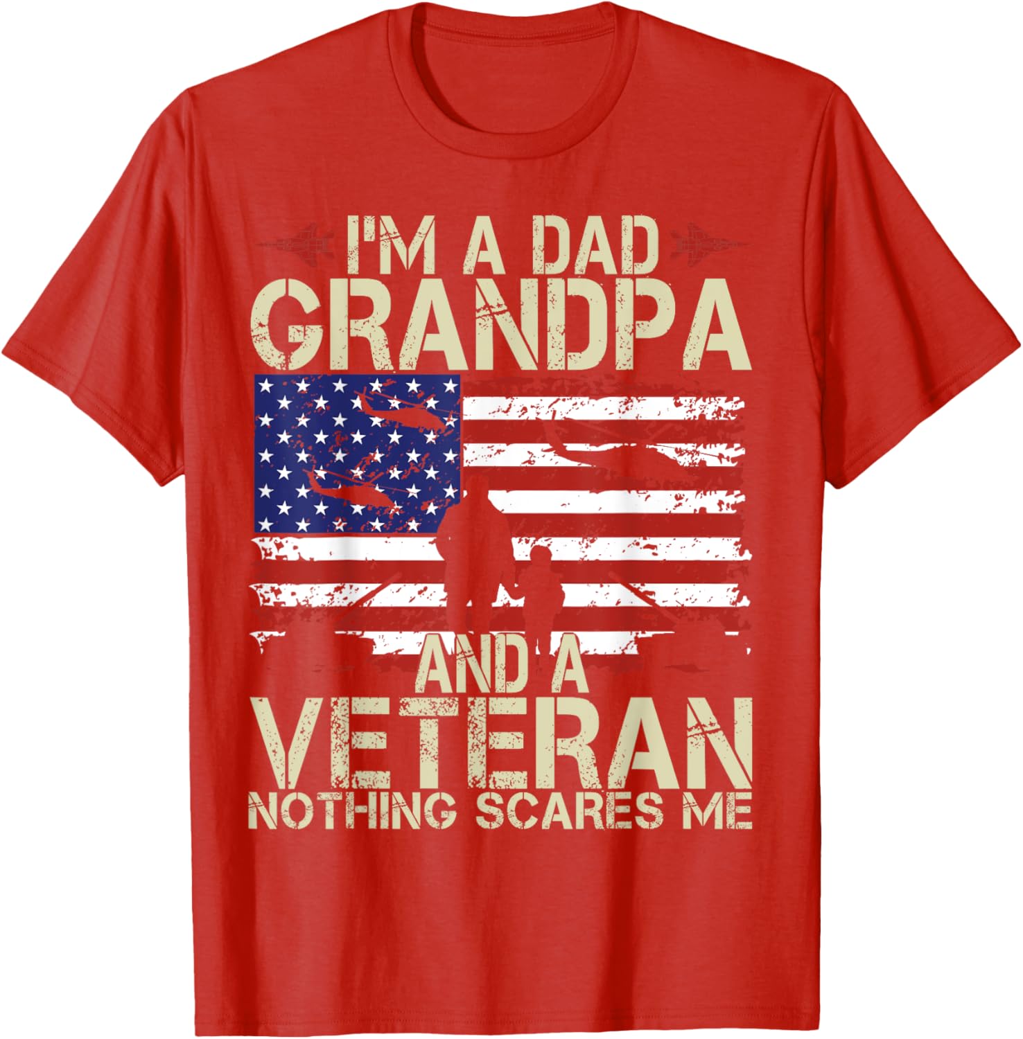 I'm A Dad Grandpa And Veteran Fathers Day Papa Grandpa Gifts