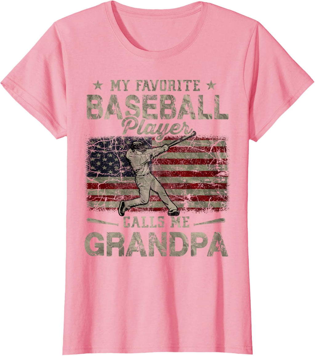 My Favorite Baseball Player Calls Me Grandpa Father's Day
