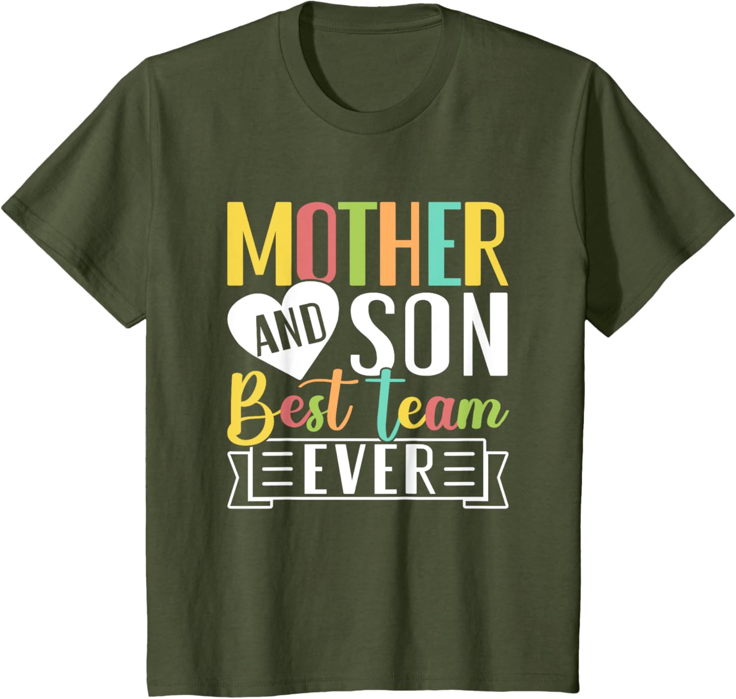 Mothers Day Mama Mom Son Love Mommy Mama Mother's Black Unisex Classic Fit Crew Neck Short Sleeve Mother Shirt
