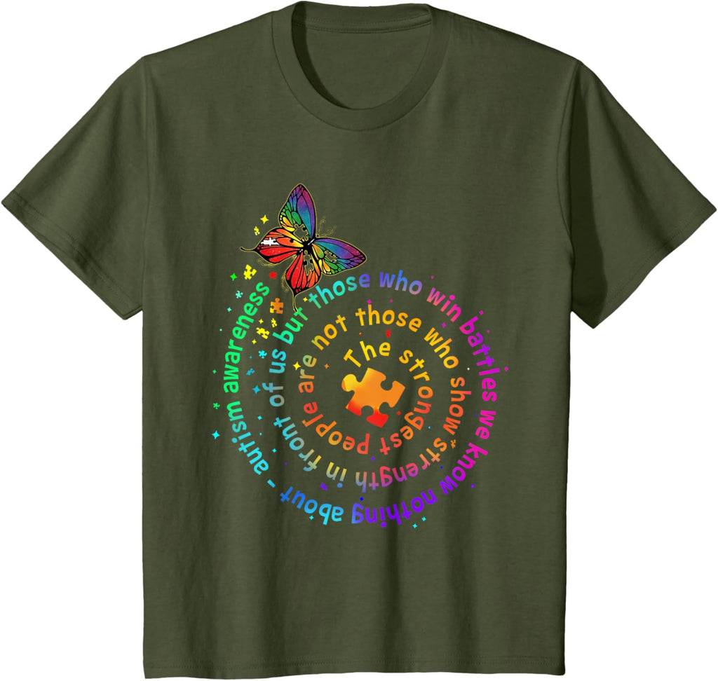 The Strongest People Butterfly Autism Awareness