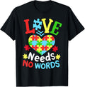 Autism Awareness Love Needs No Words